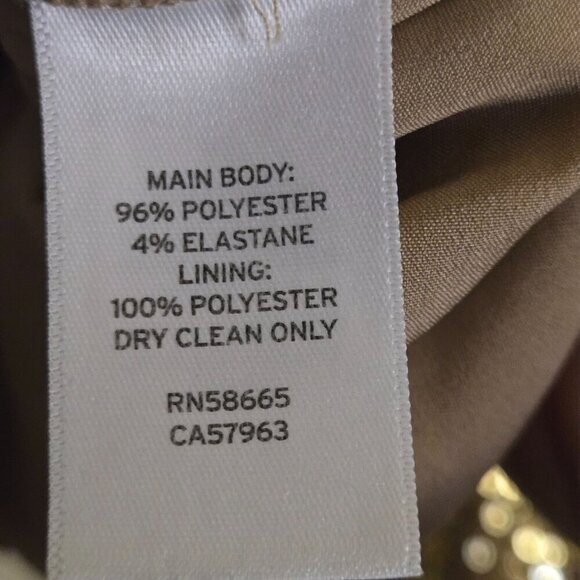 Halogen Gold Sequined Long Sleeve Holiday Top Size 1X - Picture 6 of 7